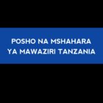 Mshahara wa waziri wa Tanzania