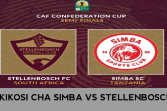 Kikosi cha Simba sc vs Stellenbosch Fc