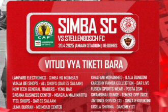 Vituo vya kununulia tiketi Mechi Simba vs Stellenbosch FC