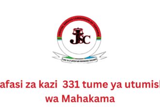 Nafasi za kazi Tume ya utumishi wa Mahakama