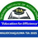 Majina waliochaguliwa TIA 2025