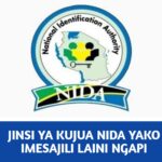 Jinsi ya Kuangalia Namba Yako ya NIDA Imesajili Laini Ngapi