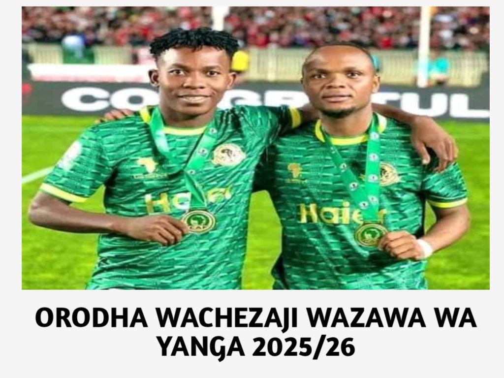 Orodha ya wachezaji wazawa wa Yanga 2025-2026
