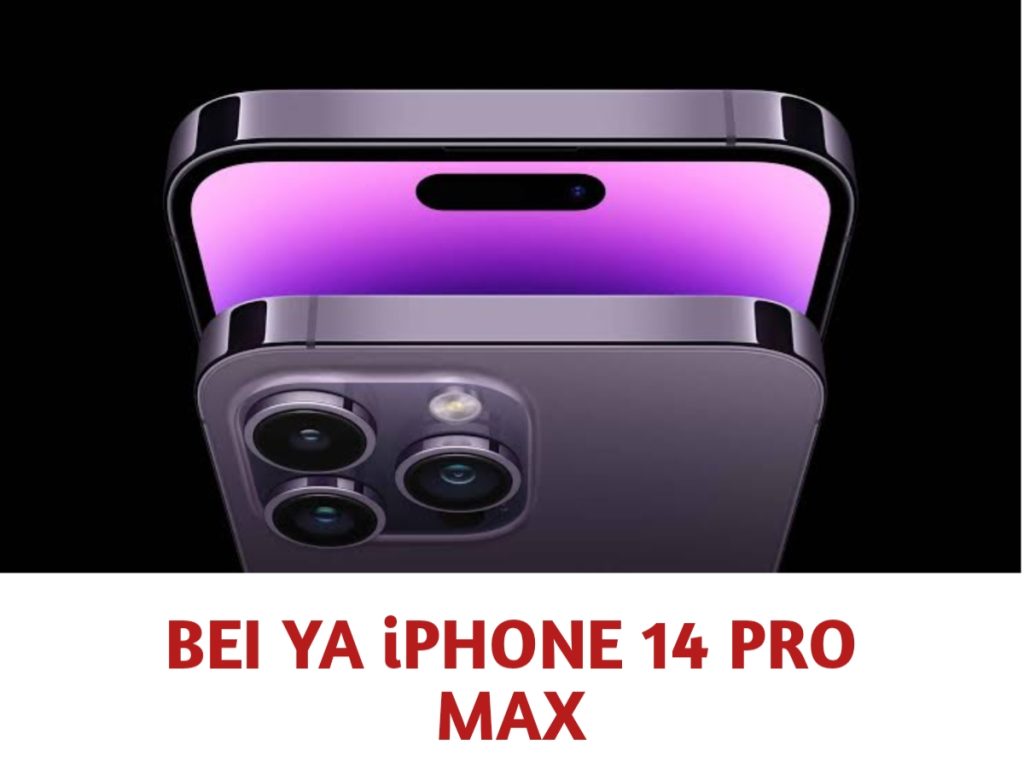 Bei ya iPhone 14 Pro Max Nchini Tanzania